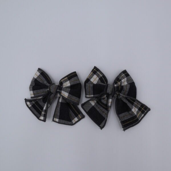 Pack Lazos Vichy Negro